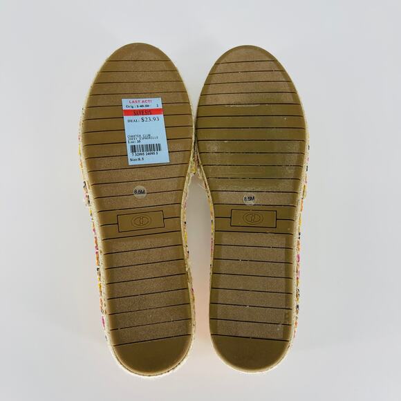 Charter Club Joeey Espadrille Flats Slip Ons - Women's US Size 8.5 - NO BOX- NWT - Picture 7 of 9